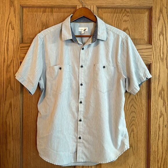 FUNDAMENTAL COAST Short Sleeve Button Front Shirt - Picture 5 of 10